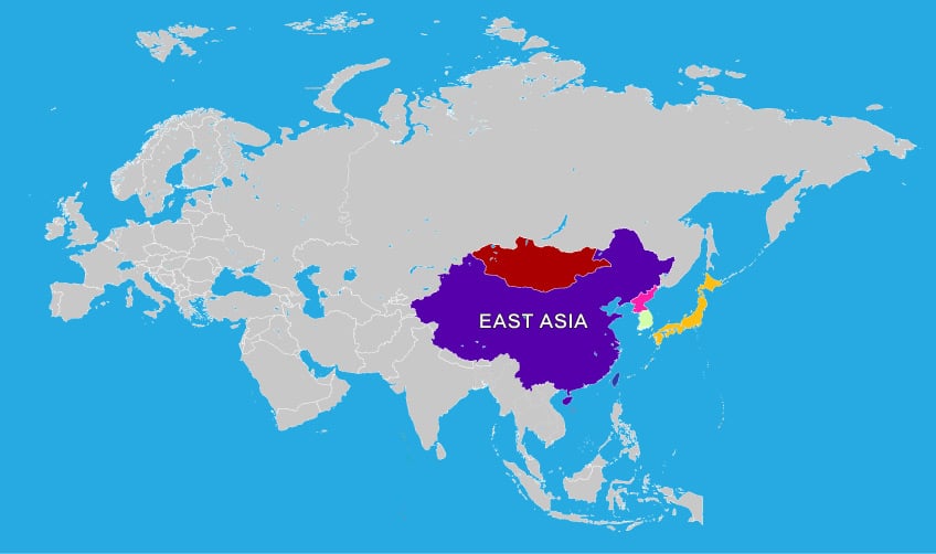 eastasia map