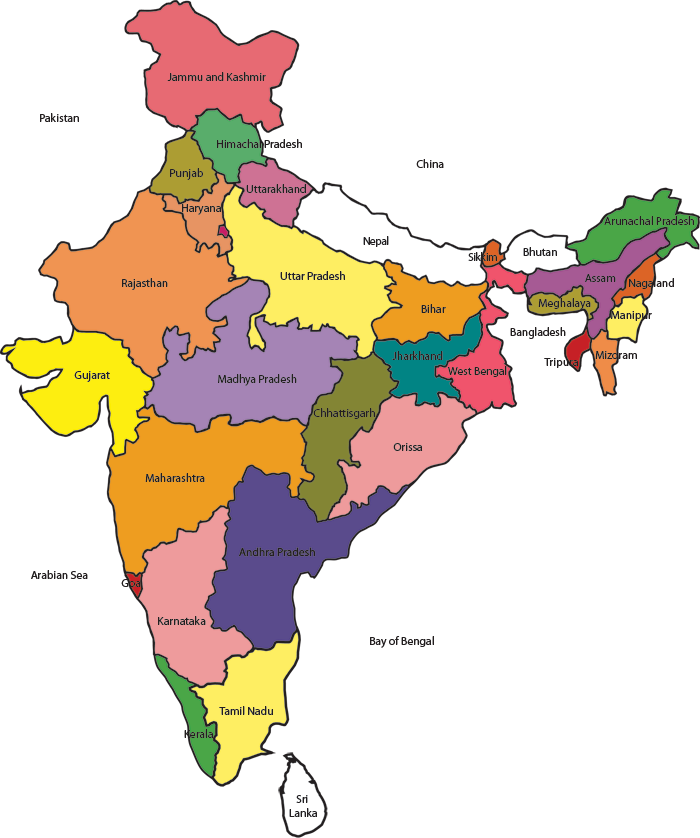 india map