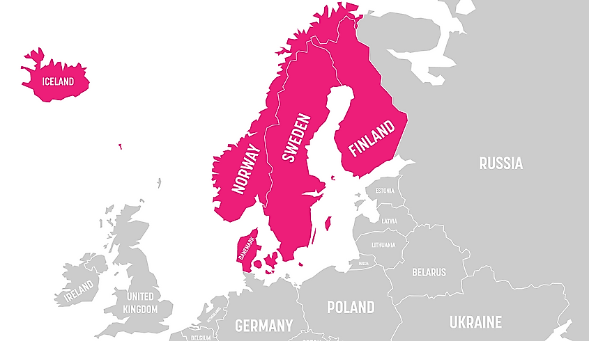 scandinavia map