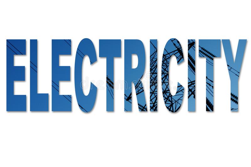 word-electricity-image-pylon-power-lines-inside-text-125211253